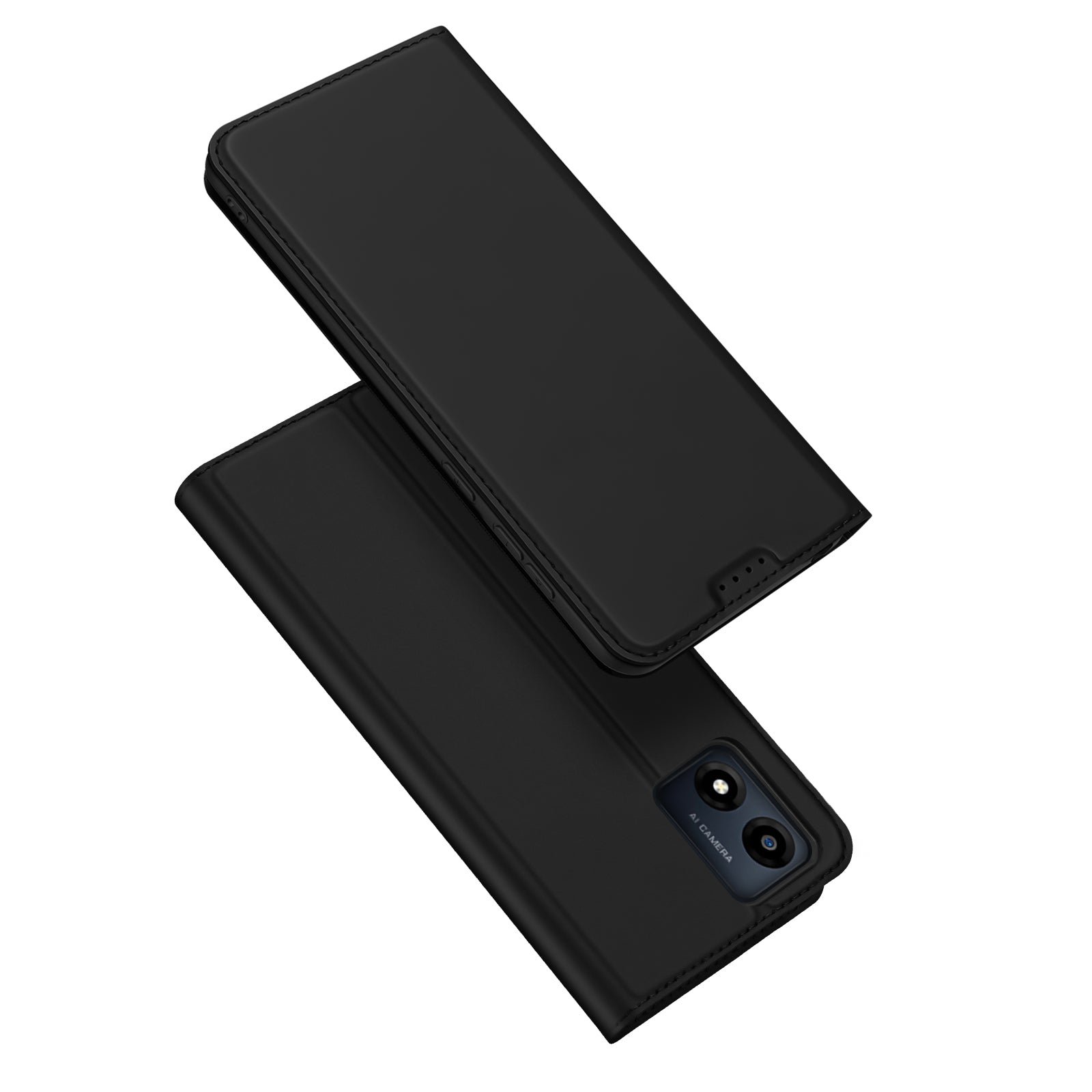 DUX DUCIS Skin Pro Series For Motorola Moto E13 4G PU Leather Phone Stand Case Card Holder Anti-drop Phone Cover DUX DUCIS Skin Pro Series For Motorola Moto E13 4G PU Leather Phone Stand Case Card Holder Anti-drop Phone Cover